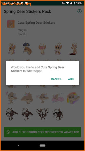 Spring Deer Stickers for Whatsapp - WAStickerApps screenshot