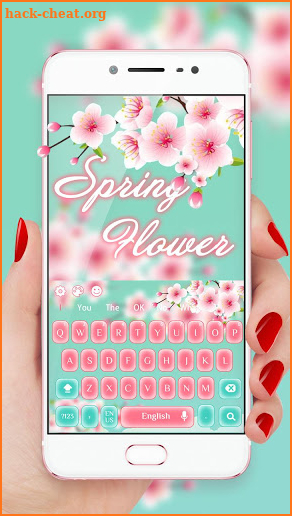 Spring Flower Keyboard screenshot