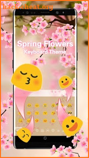 Spring Flowers Keyboard screenshot