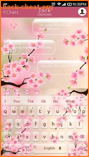 Spring Flowers Keyboard screenshot