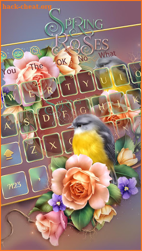 Spring Rose keyboard screenshot