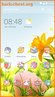 Spring Theme - Easter Bunny screenshot