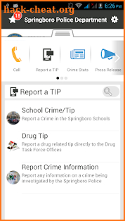 Springboro Police Department screenshot