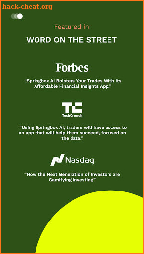 Springbox - Stock Market AI & Trading Predictions screenshot