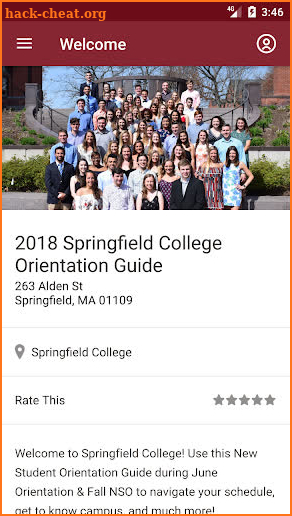 Springfield College Events screenshot