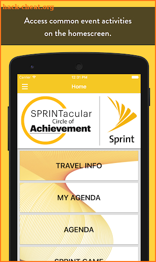 Sprint Events screenshot