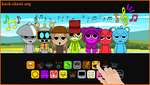 Sprunki incredibox Mix music screenshot