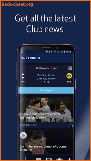 Spurs Official app screenshot