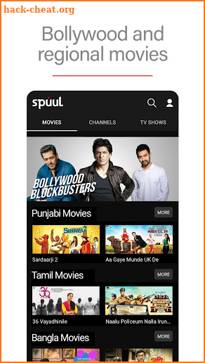 Spuul - LIVE TV & Movies screenshot