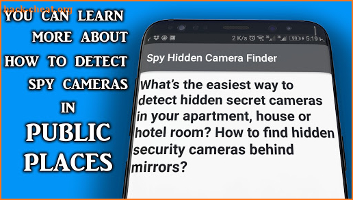 SpyCameraFinder2019 screenshot