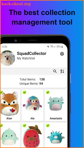 SquadApp - Collection Tracker screenshot