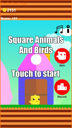 Square Animals And Birds Flying Game: Hyper Casual screenshot