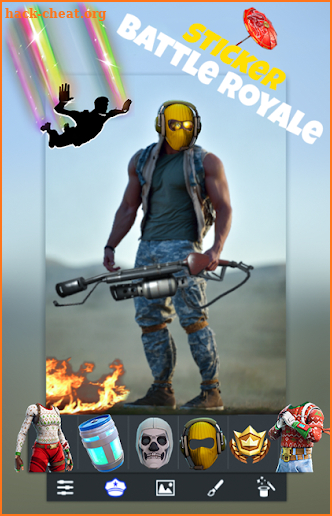 Square Battle Royale Sticker: Photo Editor screenshot