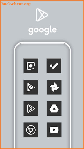 Square Dark - Icon Pack screenshot