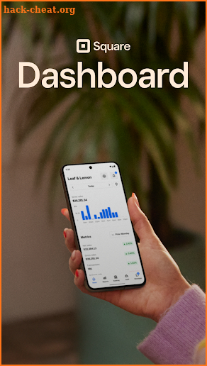 Square Dashboard screenshot