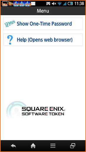 SQUARE ENIX Software Token screenshot