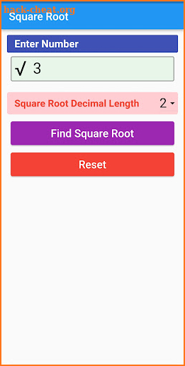 Square Root Pro screenshot