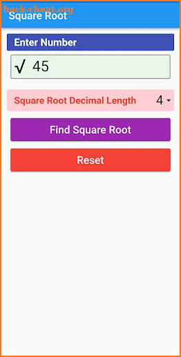 Square Root Pro screenshot