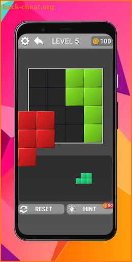 Square Triangle Hexa -  Tangram Block Puzzle Game screenshot