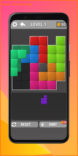 Square Triangle Hexa -  Tangram Block Puzzle Game screenshot