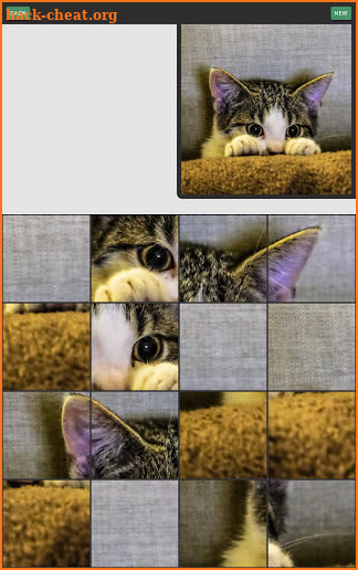 Squares puzzle screenshot