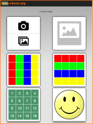 Squares puzzle screenshot