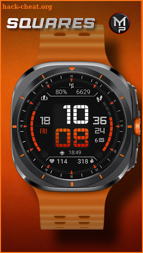 SQUARES - Watch face screenshot