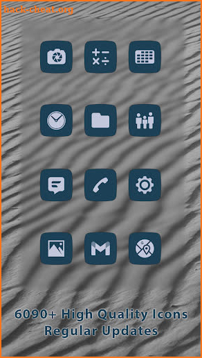 Squaricle Pastel Blue Icons screenshot