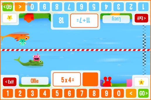 Squeebles Maths Race screenshot