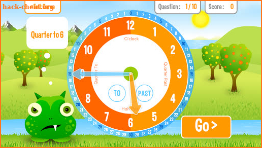 Squeebles Tell The Time screenshot