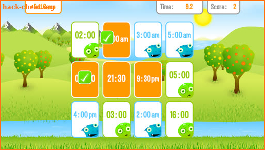 Squeebles Tell The Time screenshot