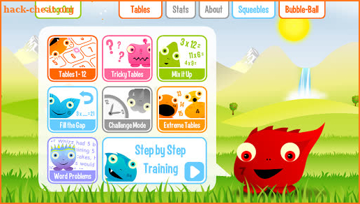 Squeebles Times Tables screenshot