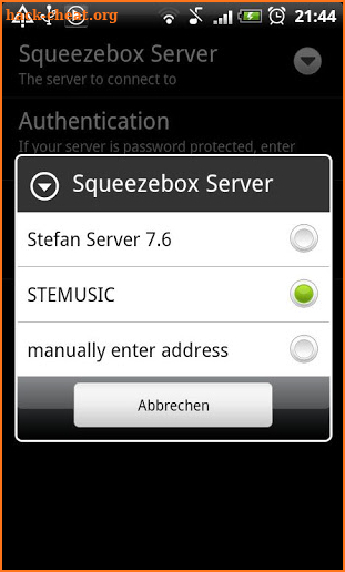 SqueezePlayer screenshot