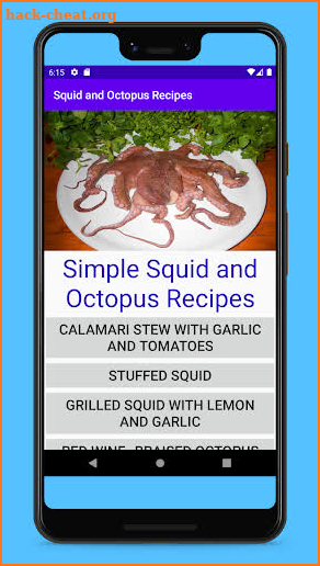 Squid and Octopus Recipes screenshot