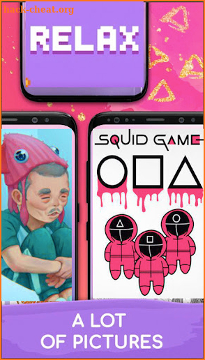 Squid Game Color By Number - SQUID GAME Painting screenshot