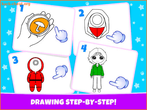 Squid Game Coloring draw Squid screenshot