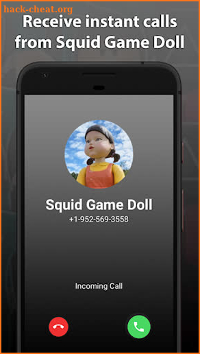 Squid Game Fake Call & Chat screenshot