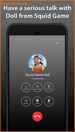 Squid Game Fake Call & Chat screenshot