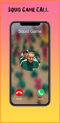 Squid Game : Fake call prank screenshot