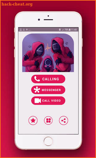 Squid Game fake video call 2021 screenshot