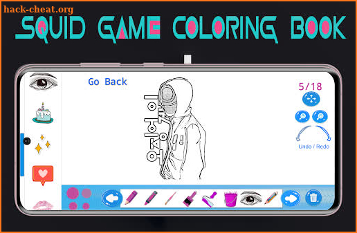 Squid Game Fans Coloring Book screenshot
