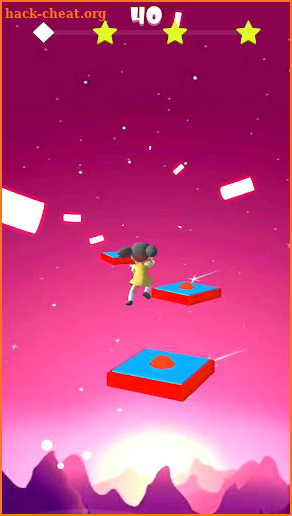 Squid Game Hop Tiles Challenge screenshot