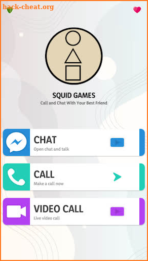 Squid Game Secret Call and Video Chat screenshot