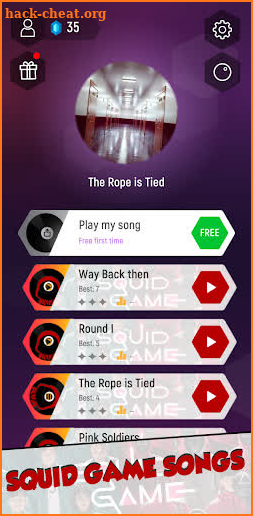 Squid Game Songs Tiles screenshot