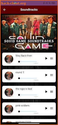 Squid Game soundtracks screenshot