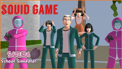 Squid Game X Sakura School simulator adivice screenshot