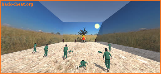 Squid Green Red Light Run Game screenshot