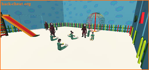 Squid Green Red Light Run Game screenshot