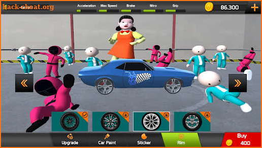 Squid Race Game 3D screenshot