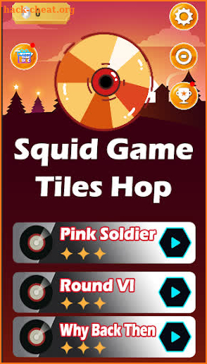 Squid Tiles Hop Game screenshot